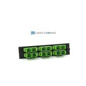 559596-1 AMP Fiber Optic Snap-In Adapter Plate, Duplex SC, 12-Fiber, MM