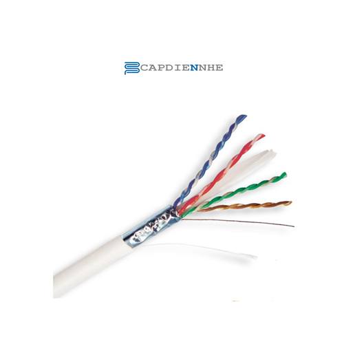 Cáp Mạng LS F/UTP CAT6 4pairs,24AWG,Solid Copper,PVC,CM,xx FTP-G-C6G-E1VN-M0.5X4P/xx